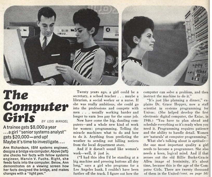 The Computer Girls, Cosmopolitan Magazine
